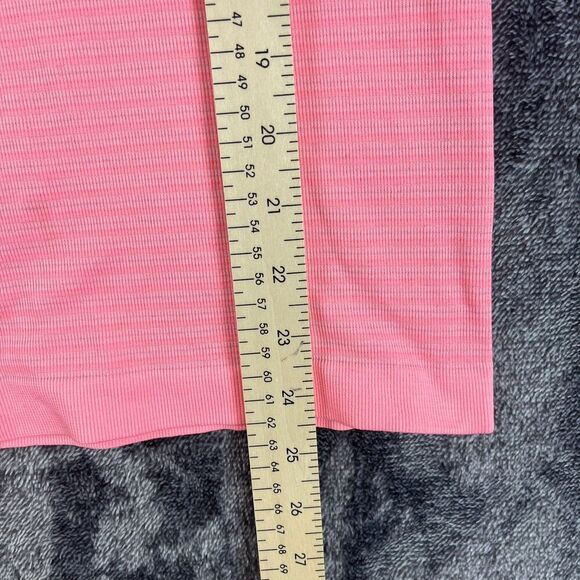 Lululemon Swiftly Tech Long Sleeve Thumb Hole Pink Striped Women's 6 Running - Picture 7 of 12